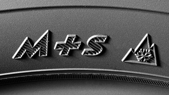 Маркировка шин M + S Маркировка шин M + S
