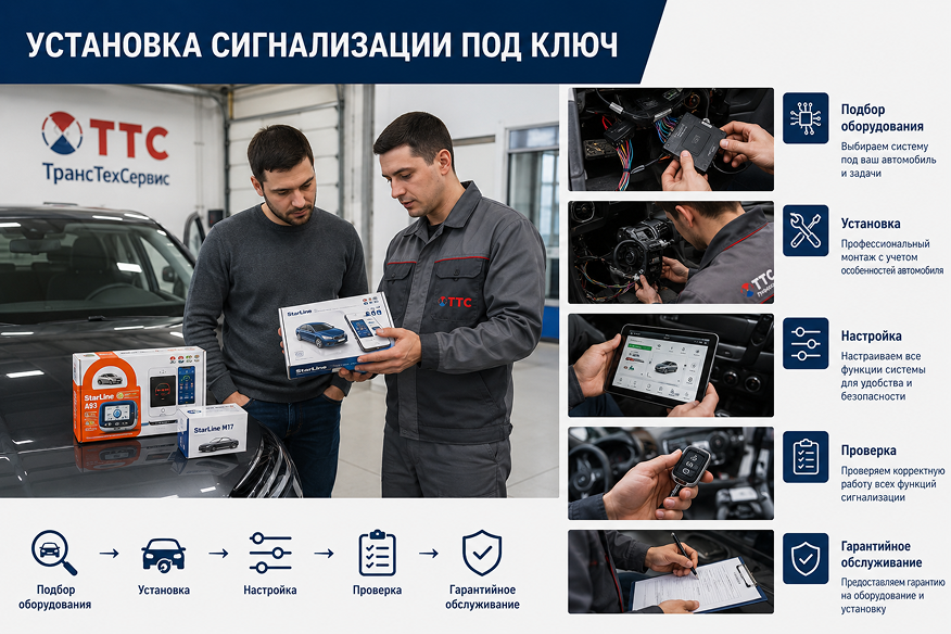 как установить сигнализацию на машину
